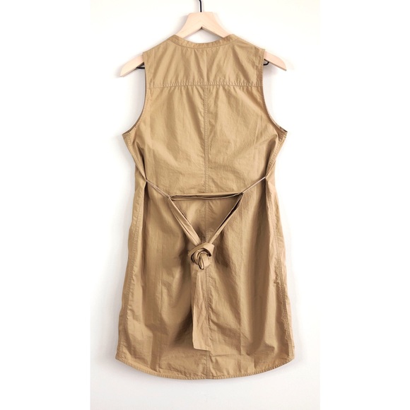 J. CREW Sleeveless Shirtdress Cotton Poplin - Picture 4 of 5